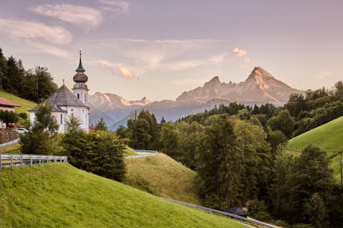 Gemeinde Berchtesgaden Landkreis Berchtesgadener_Land Maria Gern Wallfahrtskirche (Dirschl Johann) Deutschland BGL